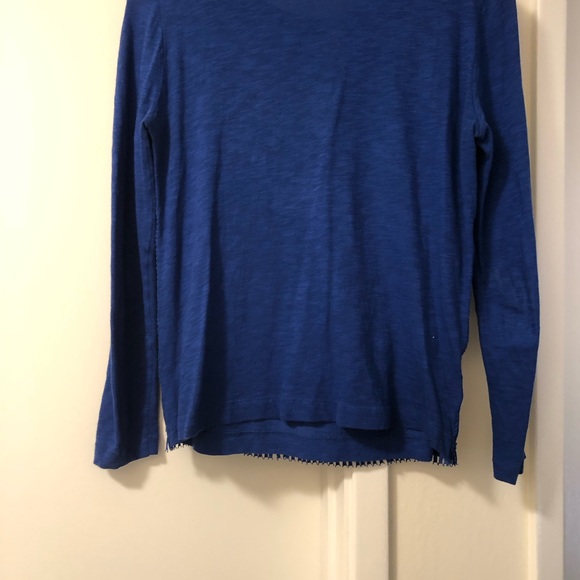 J. Crew Lace Overlay Top - Picture 2 of 5